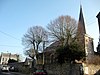 Kerk Saint-Sébastien en het ensemble van de kerk, het kerhof rondom en zijn omringende muur