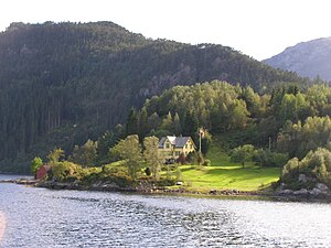 Der Osterfjord bei Hokøy