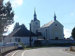 Skyline of Ostrov nad Oslavou