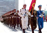 People's Liberation Army in dress uniform, currently the largest army in the world in number of people