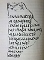 Abb. 7. Papyrusfragment de bellis macedonicis, 1./2. Jahrhundert