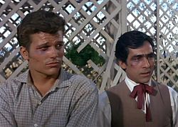 Lopez (till höger) tillsammans med Patrick Wayne i McLintock! (1963)