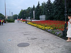Централната алея в Павлоград