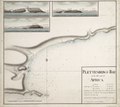 Historische Admiralitätskarte der Royal Navy von der Bucht (1797)