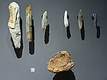 Set of Magdalenian lithic tools from Les Combarelles