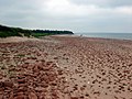 Red sand beach in PEI National Park