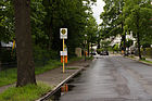 Betriebshaltestelle der Buslinie 172 in der Prinz-Heinrich-Straße