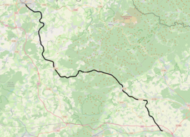 Spoorlijn Mommenheim - Sarreguemines op de kaart