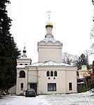 Orthodox church in Třebíč, Horka-Domky, right overview.jpg