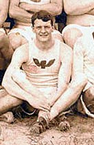 Robert Cloughen – hier im Jahr 1907 – nicht angetreten zugunsten des 200-Meter-Rennens, in dem er Silber gewann