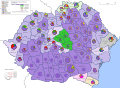 Romania ethnic map (1930)