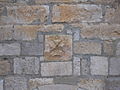 Símbol templer situat damunt de l'arc de l'entrada a la Torre dels Frares