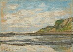"Sainte-Adresse, la pointe de la Hève" (c. 1865) pastel de Claude Monet (W P9)