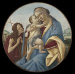 『聖母子と洗礼者聖ヨハネ』1490年頃 クリーブランド美術館所蔵