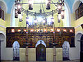 Iconostasis de la catedral ortodoxa antiga de Sarajevo