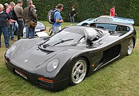 A Schuppan 962CR road car on display.