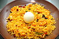 Image 8Nasi biryani dengan udang. Oleh: Jyothis. (from Portal:Makanan/Gambar pilihan)