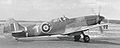 Supermarine Spitfire Mark XIV, avion de chasse de basse altitude équipant des escadrons dédiés au rôle de chasseur-bombardier.