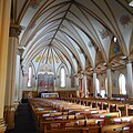 Interior view of the church.