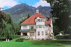 Richard Strauss villája Garmisch-Partenkirchenben