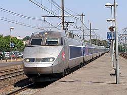 TGV Réseau v stanici Valence TGV