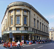 The Forum which opened as a cinema in 1934, and has since been converted into a church and concert venue The Forum Bath.JPG