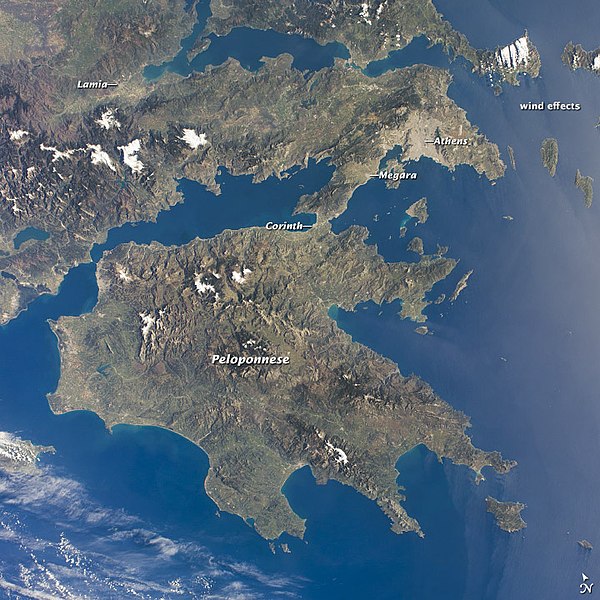 Պատկեր:The Peloponnese from ISS.jpg