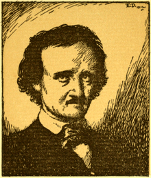 illustration of Poe by Dulac, 1912