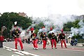 Les tromblons de la Ve infanterie de la Cie de Saint-Roch tirant une salve