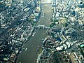 Tower Bridge area from the air