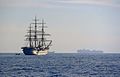 L'Amerigo Vespucci al largo di Livorno nel settembre del 2016