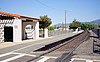 The platform at Via Princessa station