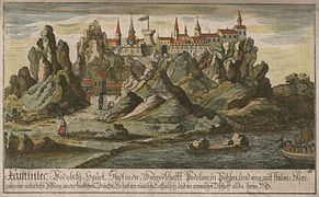 La forteresse sur une gravure de la fin du XVIIIe siècle