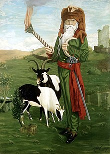 The Welsh socialist and nationalist Dr. William Price, a prominent modern Druid. William Price painting (2).jpg