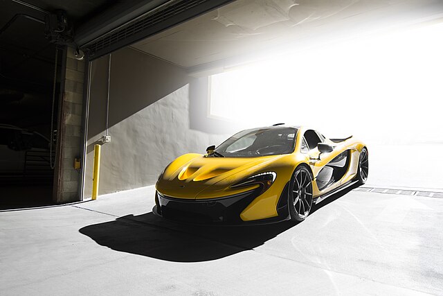 Yellow McLaren P1