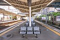 Keisei Line platforms, April 2022