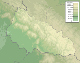 Водоспад Плішка. Карта розташування: Закарпатська область