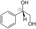 Strukturformel von (S)-1-Phenyl-1,2-ethandiol