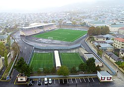 Stadionun yuxarıdan görünüşü.