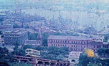 Панорама центра города. 1982 год