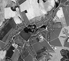 Спутниковая съёмка села Ярославец. 1972 год