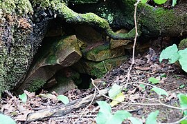 Effondrement de la galerie Lissot au niveau du terril secondaire.