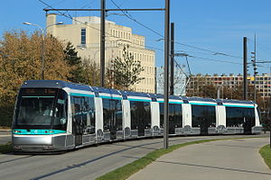 Linie T6 in Vélizy, 2014