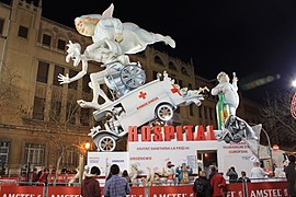 Falla de l'Exposició en 2012