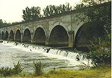 L'Allier au pont-canal du Guétin