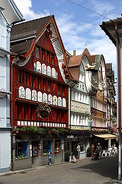 Maisons typiques d'Appenzell