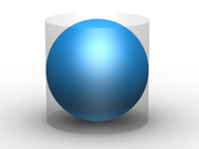 El volumen de la esfera es 2/3 del volumen del cilindro que lo contiene.