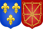 Герб Франции и Наварры (1589-1790) .svg
