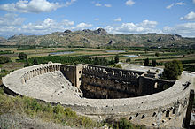 The Roman Theatre of Aspendos is one of the best preserved Roman theatres in the world. Aspendos Amphitheatre.jpg