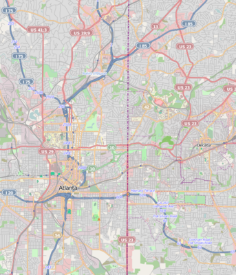 Location map Atlanta